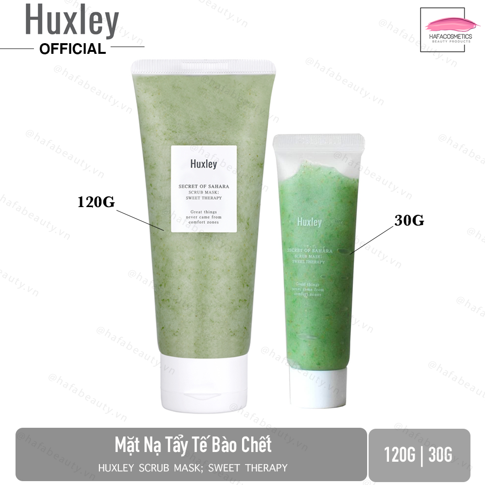 Mặt nạ tẩy tế bào chết chiết xuất từ xương rồng Huxley Scrub Mask; Sweet Therapy