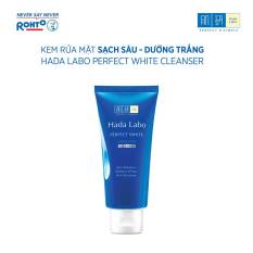Kem rửa mặt dưỡng trắng Hada Labo Perfect White Cleanser 80g