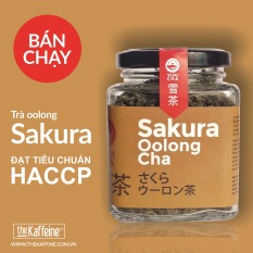 Trà Olong Sakura Thượng Hạng 100gram – Trà Oolong của The Kaffeine Coffee