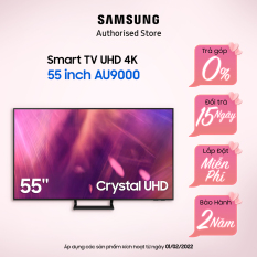 [Trả góp 0%] Smart Tivi Samsung UHD 4K 55 inch 55AU9000