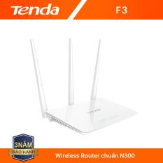 Thiết bị phát Wifi Tenda F3 Chuẩn N 300Mbps – Hãng phân phối chính thức