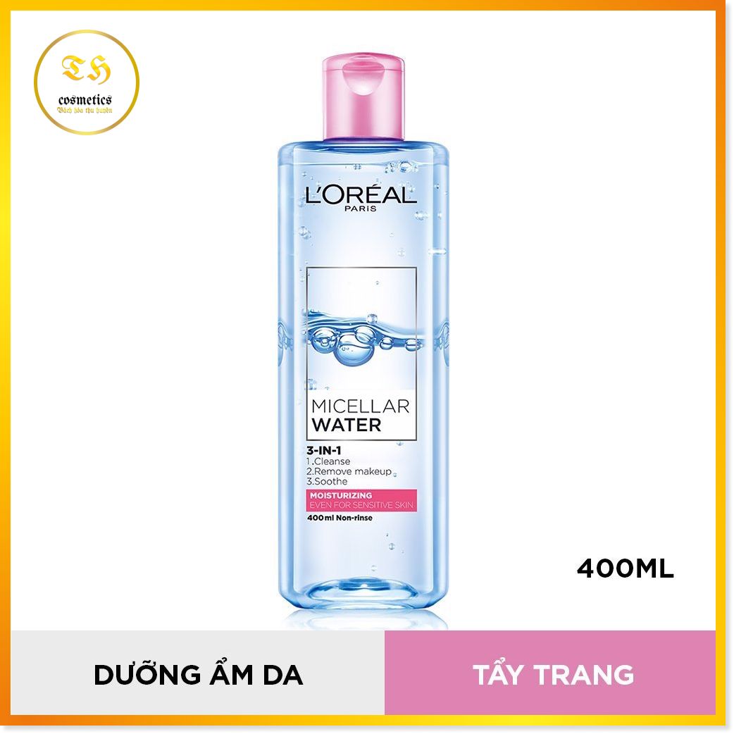 Nước Tẩy Trang L'Oréal Dưỡng Ẩm Cho Da Thường & Khô 400ml
