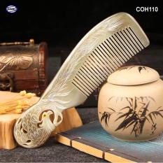 Lược sừng Phượng cuốn đẹp làm quà tặng VIP -Size: XL – 19cm- Chăm sóc tóc – Horn Comb of HAHANCO – COH110