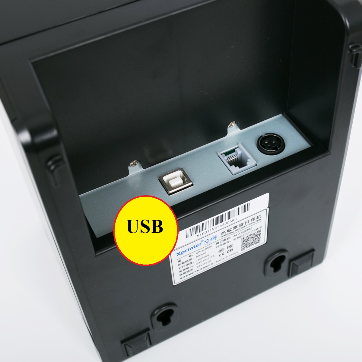 [HCM]Máy In Hóa Đơn in bill Xprinter A160 Giấy 80mm - Cổng kết nối USB