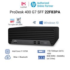 [Trả góp 0%]Máy tính đồng bộ HP ProDesk 400 G7 SFF 22F83PA /Core i7/8GB/1TB/Windows 10