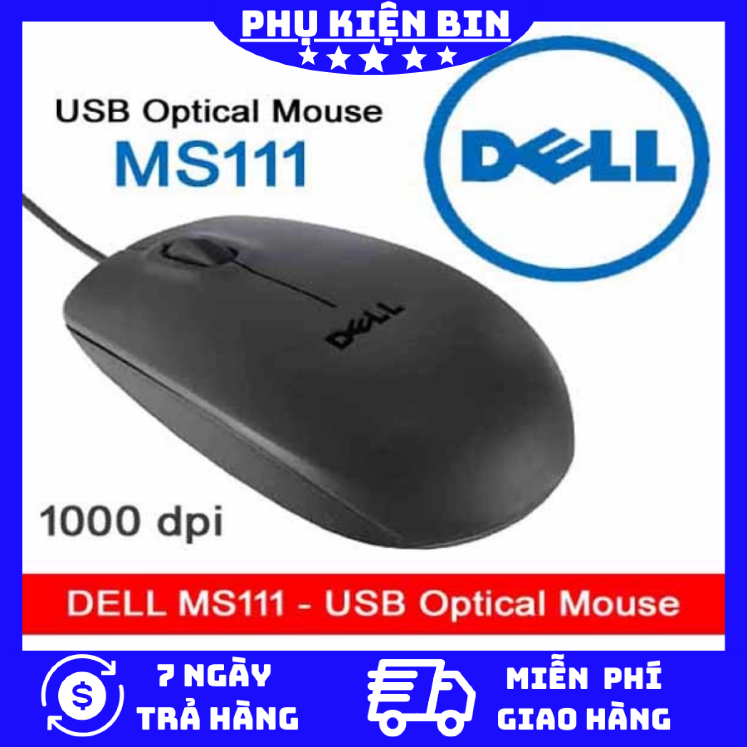 [HCM]Chuột vi tính có dây Dell Ms111