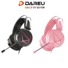 Tai nghe gaming Dareu EH722s Pink /Black giả lập 7.1 ( kết nối USB )