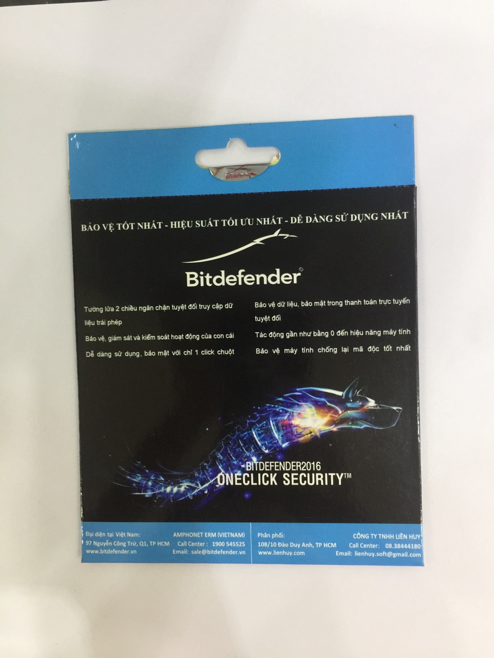 Phần mềm diệt virus Bitdefender Internet Security (1 PC/1 năm)