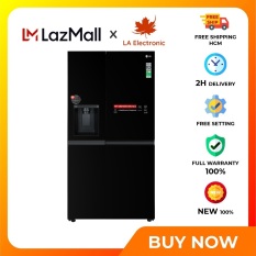 Tủ lạnh LG Inverter 635 Lít GR-D257WB – Miễn phí vận chuyển HCM – Làm đá tự động Lấy nước bên ngoài Lấy đá bên ngoài