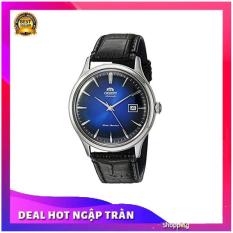 Đồng Hồ Orient Bambino Chịu Nước Chống Va Đập Xanh Biển + Zippo USA { Quà Tặng Ngày Tết }