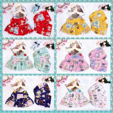 ĐỒ BỘ BÉ GÁI VẢI LỤA HOA NHÍ ĐÍNH NƠ CỰC XINH TỪ 3-18kg (nhiều màu)