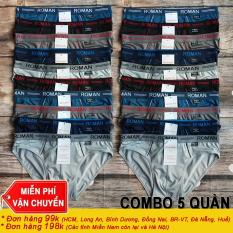 COMBO 5 Quần LÓT Nam – Nhiều Màu – Thun Lạnh Cao cấp V1