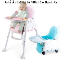 Ghế ăn dặm gấp gọn cho bé trai và bé gái trên 6 tháng tuổi có chỗ để chân, giúp bé ngồi vững chắc và tự tin, khay ăn có thể tháo rời giúp dễ vệ sinh sau khi dùng – Ghế được tích hợp 4 bánh xe có thể làm xe đẩy tập đi, xe, xe đồ chơi