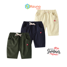 Quần Kaki bé trai AZUNA WELLKIDS quần short cho bé – P1006