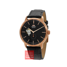 Đồng hồ nam Automatic đường kính mặt 40mm Orient RA-AR0103B10B – Bảo hành 12 tháng lên cót tay trữ cót 40 tiếng dây da chống nước 100m vàng hồng rose gold