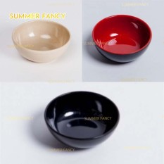 Chén Chấm Nhựa 8.5X 3.4Cm Nhỏ Màu Đen Đỏ, Chén Đựng Mắm, Tương Sốt, Gia Vị, Canh Súp – Small Bowl