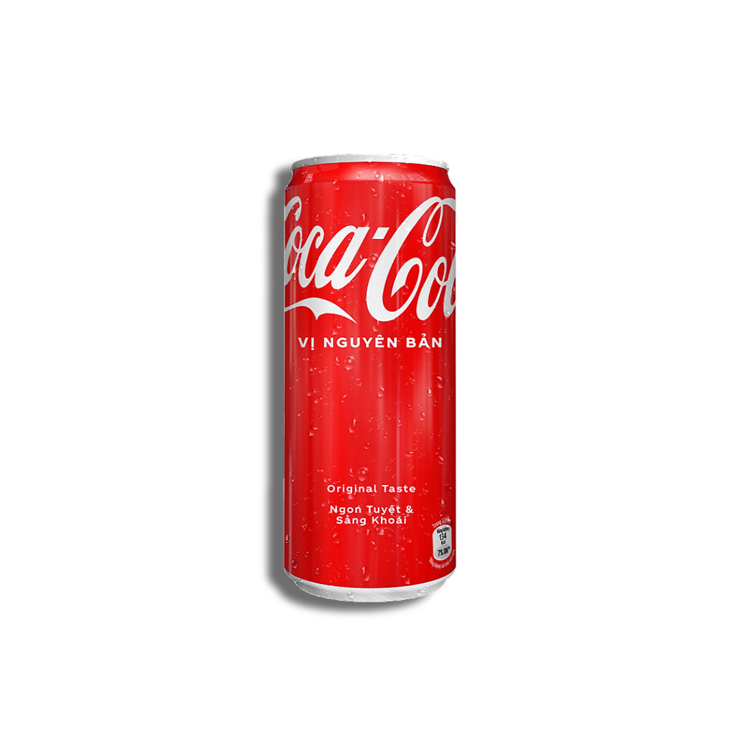 Quà tặng không bán - Lốc 6 Lon Nước Giải Khát Coca-Cola vị Nguyên Bản Original Lon 320ml