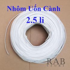 [HCM]5m dây nhôm bọc vải uốn cành dây nhôm size 2.5 li