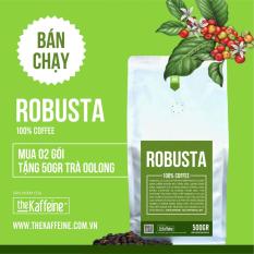 Cà phê Robusta rang xay nguyên chất 500g – The Kaffeine Coffee – Theo dõi shop nhận ngay 10% không điều kiện – rang light (coffee)