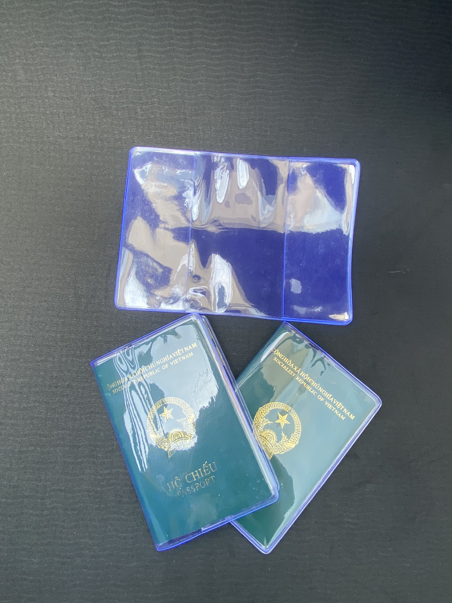Vỏ Bọc Hộ Chiếu (Passport) Trong Suốt Bao Đựng Passport Nhựa PVC- THẻ CCCD