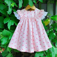 Váy đầm công chúa sát nách cho bé gái siêu hót từ 8-18kg
