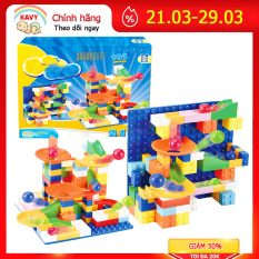 Khối xây dựng lắp ráp đồ chơi bóng lăn cho bé 101 chi tiết, nhiều màu sắc kích thích giác quan, sáng tạo của trẻ – KAVY