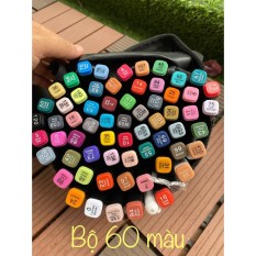 Bút màu TouchCool Marker 30/40/60/80 Màu. Tặng kèm 3 bút da +2 bút line đen trắng , touchliit bút vẽ chuyên nghiệp