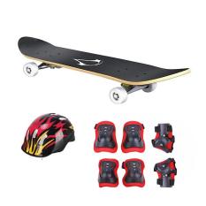 Bộ ván trượt mặt nhám cao cấp Đại Nam Sport + Bộ bảo hộ an toàn (Chân ,tay,mũ)