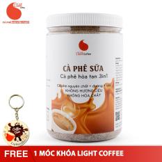 Cà phê sữa 3in1 không hóa chất, pha uống ngay Light Coffee – hũ 500g