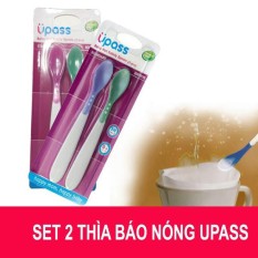 Thìa Mềm Báo Nóng UPASS UP3054NC Dành Cho Bé,Được Làm Từ Nhựa Không Chứa BPA, Đầu Thìa Cảm Ứng Nhiệt