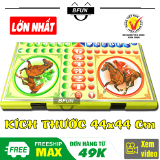 (LOẠI LỚN) Cờ Cá Ngựa CAO CẤP TRUNG LÊ – Bộ Bàn Cờ Cá Ngựa To, Cờ Đua Ngựa – Đồ Chơi Trẻ Em BFUN