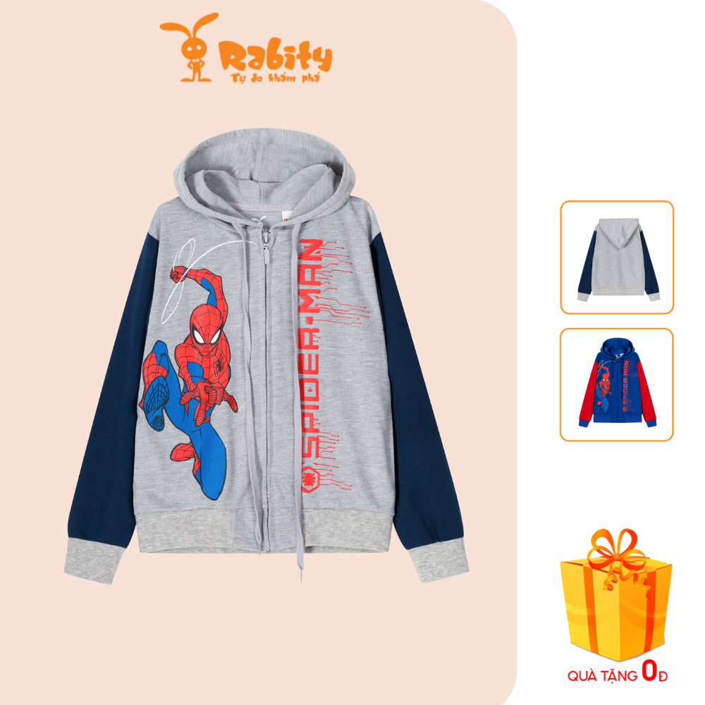 Áo khoác Spider-Man bé trai Rabity 5321