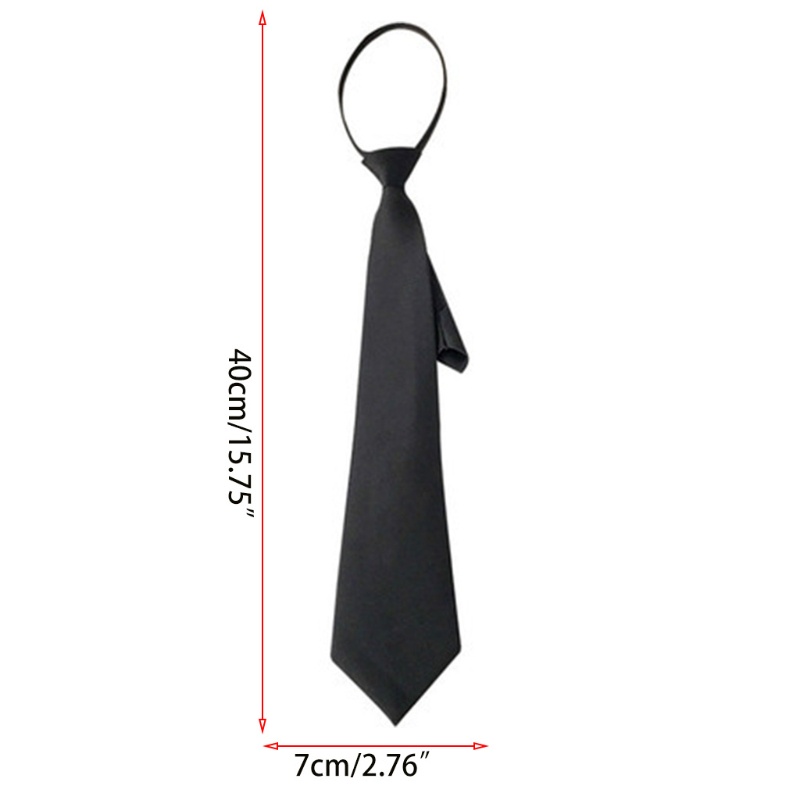 Cà vạt thông minh tự thắt vải lụa trơn thời trang 4men cravat2