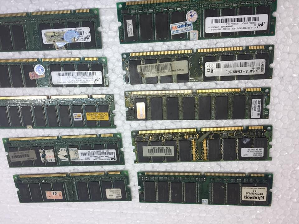 Ram SDRam Máy tính PC 128Mb Bus 100 Bus 133