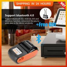 【Quà miễn phí】Di Động không dây Máy In hóa đơn Bluetooth Nhiệt Máy In Hóa Đơn 58 Mét 110-240 V