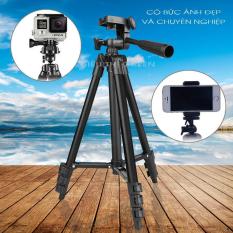 Gậy chụp hình Tripod -Chân máy ảnh Tripod -Tặng kèm túi và giá kẹp điện thoại-Bảo hành 1 đổi 1