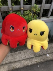 GẤU BÔNG Bạch Tuộc hai mặt size 20cm