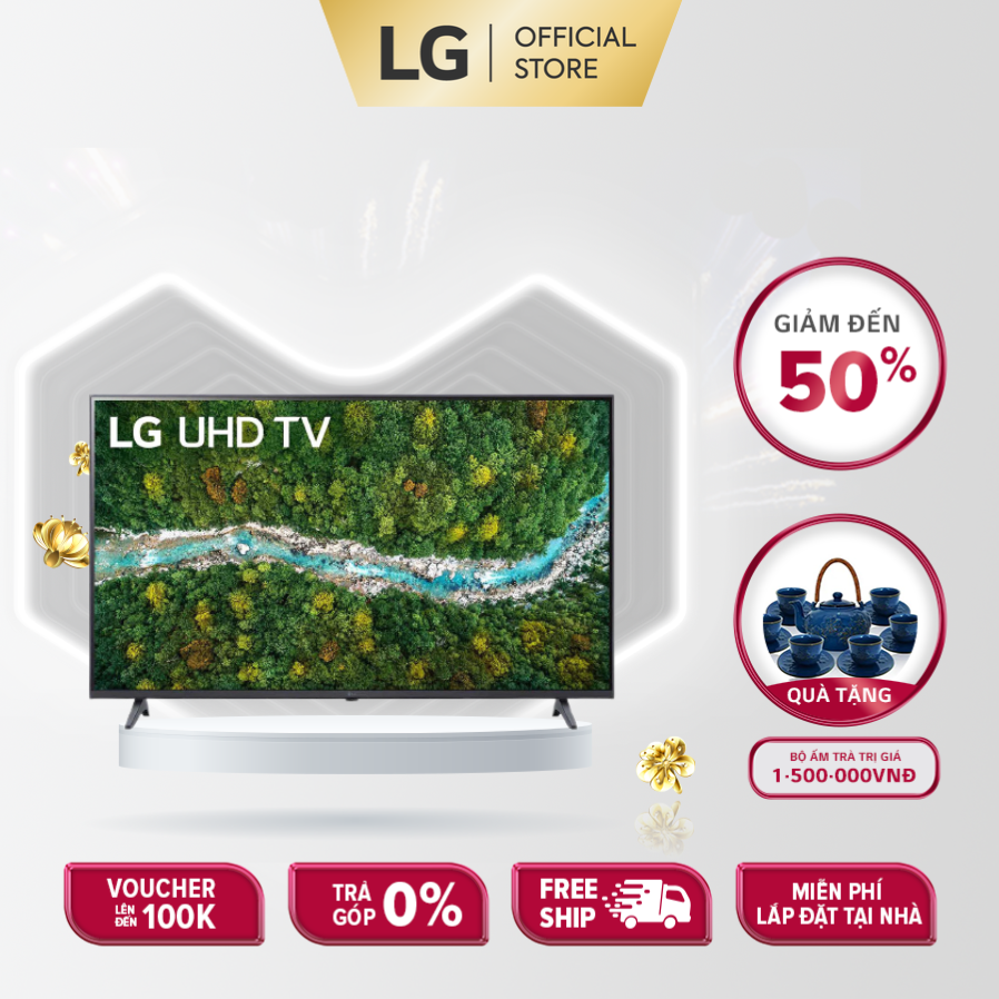 [VOUCHER upto 1 triệu][Trả góp]Smart Tivi LG 4K 50 inch 50UP7720PTC - Hãng phân phối chính thức