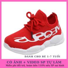 Giày bé trai, bé gái đẹp chất liệu sợi tổng hợp cao cấp siêu thoáng khí dành cho bé trai, bé gái từ 1-7 tuổi