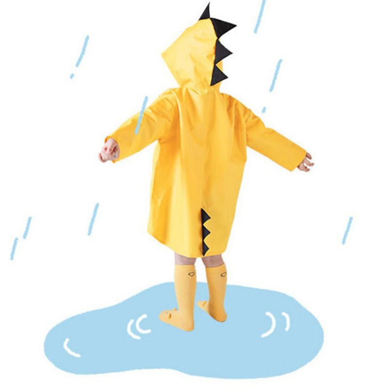 Áo mưa thiết kế hình khủng long cho bé 518912○∈♛
