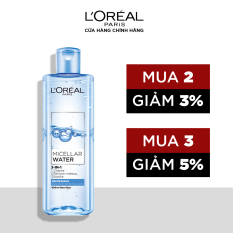 Nước tẩy trang cho mọi loại da L’Oreal Paris 3-in-1 Micellar Water 400ml
