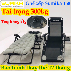 Ghế xếp thư giãn Sumika SK168 (Có thể ngã thành giường)