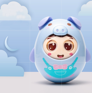 lật đật chú heo đồ chơi tinh nghịch chớp mắt có chuông nhẹ nhàng cho bé yêu