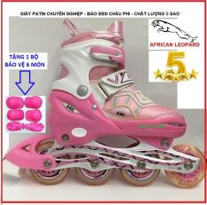 (X-GAME) Giầy Patin Chuyên Nghiệp AFRICAN LEOPARD, Chất Lượng 5 Sao, Ko Đẹp, Ko Chất, Ko Xịn, Ko Lấy Tiền, Tặng Bảo Vệ
