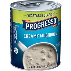 Súp Kem Nấm Đóng Hộp Progresso Creamy Mushroom, Hộp 510g