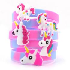 Vòng tay silicon hình Unicorn màu sắc kỳ ảo ngộ nghĩnh cho bé gái BBShine – J020