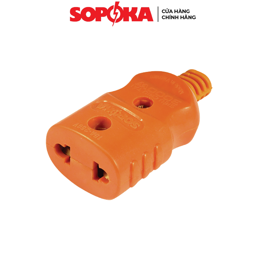Phích cái siêu chịu tải SOPOKA D3000W có dây 3m,5m chịu nhiệt, an toàn