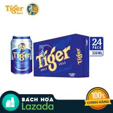 Thùng 24 lon Tiger thường – lon 330ml
