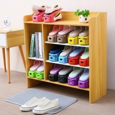 Bộ 5 kệ để giày tiết kiệm diện tích thông minh, Kệ để giầy dép gọn gàng tiện ích đa năng, Kệ để giày dép bằng nhựa cứng đa năng (Màu ngẫu nhiên)