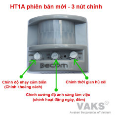 Báo động hồng ngoại HT1A-S phiên bản mới – 3 nút chỉnh